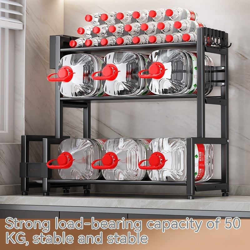 Kitchen Dining Table Cutter Clamp Chopsticks Salt Seasoning Jar Storage Rack A breathe of home