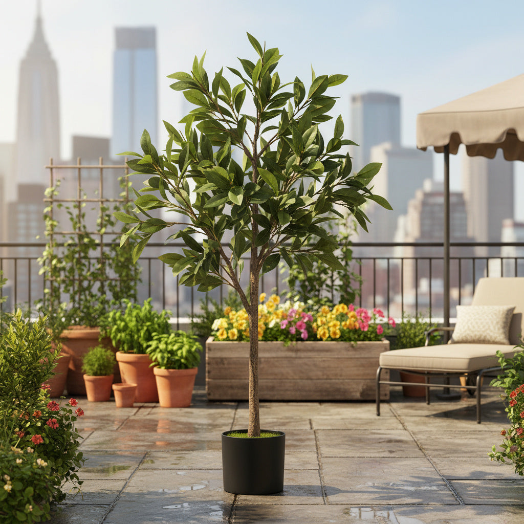 Abreatheofhome Artificial Christmas Tree Potted Holiday Decor