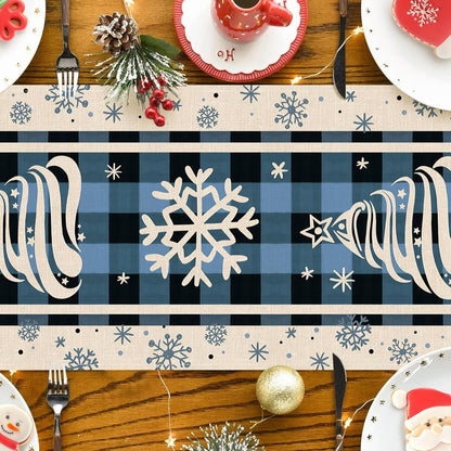Abreatheofhome Christmas Trees Holiday Table Runner