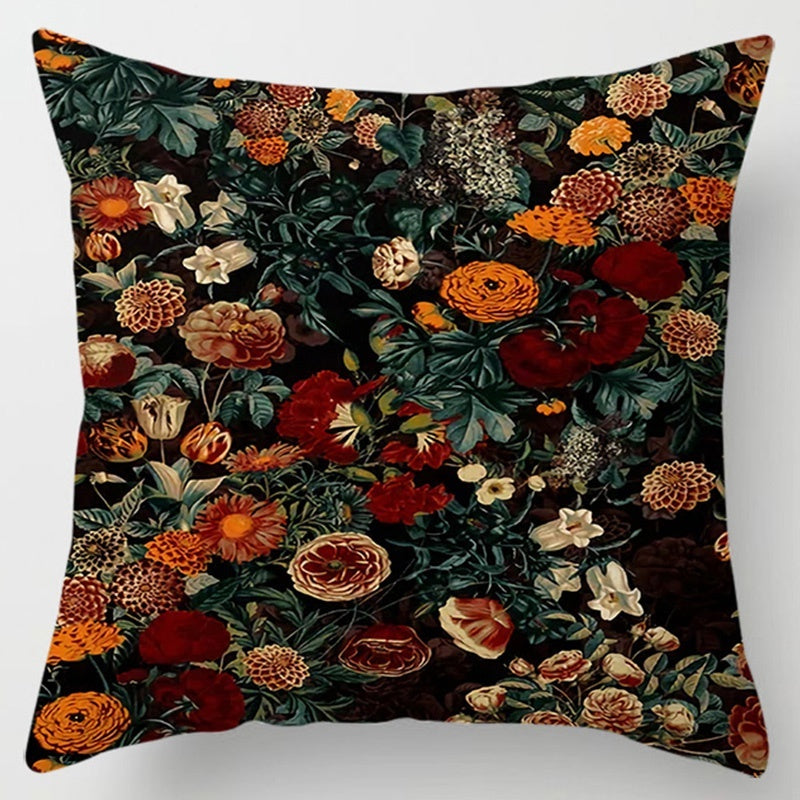 Floral Plant Pattern Cushion Cover Bedroom Decor A breathe of home