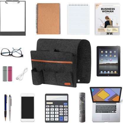 Extra Felt Bedside Storage Organizer Hanging Storage Armrest Sofa Holder Pouch A breathe of home