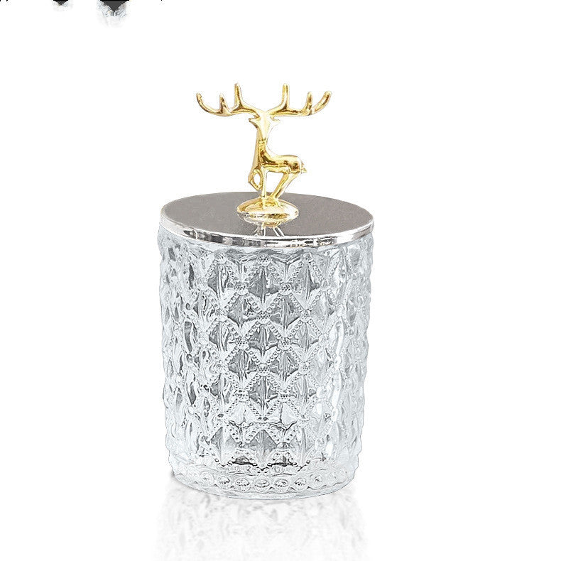 Retro Glass Storage Jars Lid Food Snacks Container Home Kitchen Decoration Tool A breathe of home