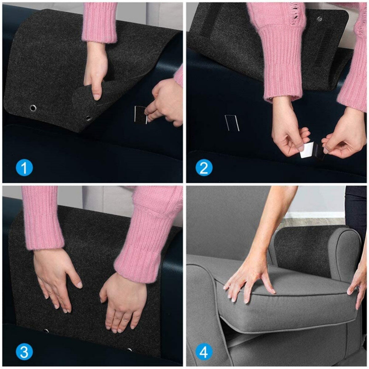 Extra Felt Bedside Storage Organizer Hanging Storage Armrest Sofa Holder Pouch A breathe of home