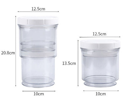Vacuum Food Storage Compression Container Home Kitchen Adjustable Storage Jars Fridge Storage Bottle With Lids Airtight Plastic A breathe of home