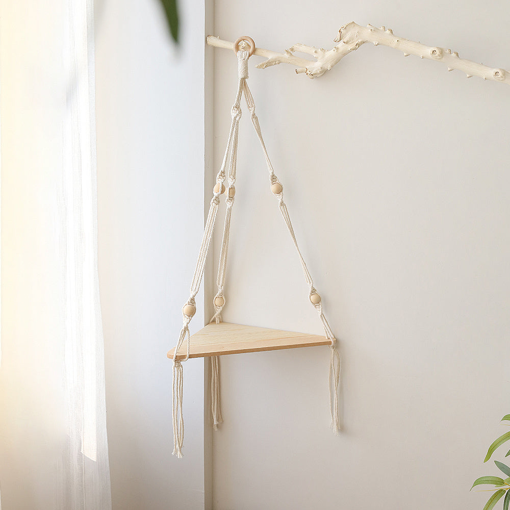 Macrame Shelves For Bedroom Plant Boho Home Decor Chr A breathe of home