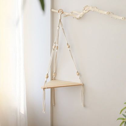Macrame Shelves For Bedroom Plant Boho Home Decor Chr A breathe of home