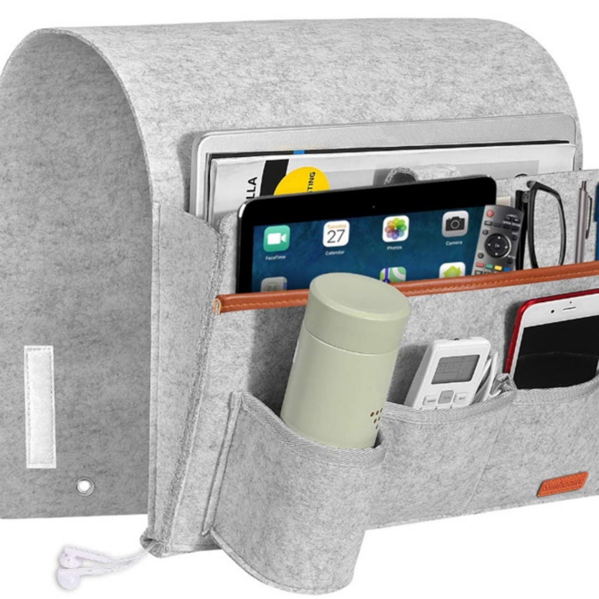 Extra Felt Bedside Storage Organizer Hanging Storage Armrest Sofa Holder Pouch A breathe of home