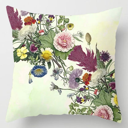 Floral Plant Pattern Cushion Cover Bedroom Decor A breathe of home