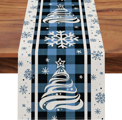 Abreatheofhome Christmas Trees Holiday Table Runner