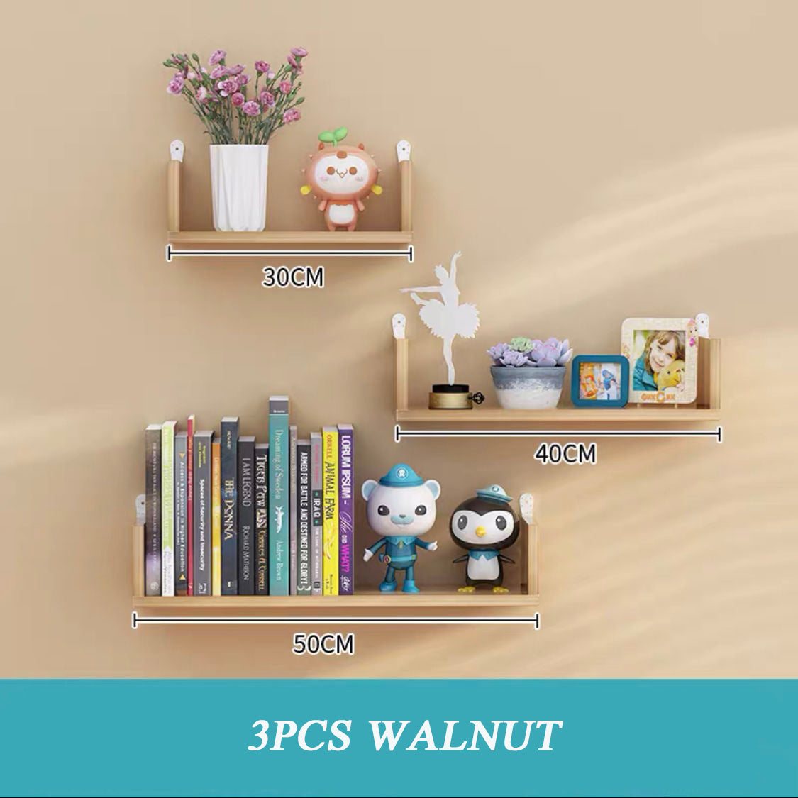 Wooden Wall Hanging Shelves Living Room Decor A breathe of home