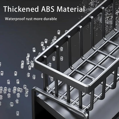 Self-draining sink rack for sponges and towels – keeps your kitchen organized A breathe of home