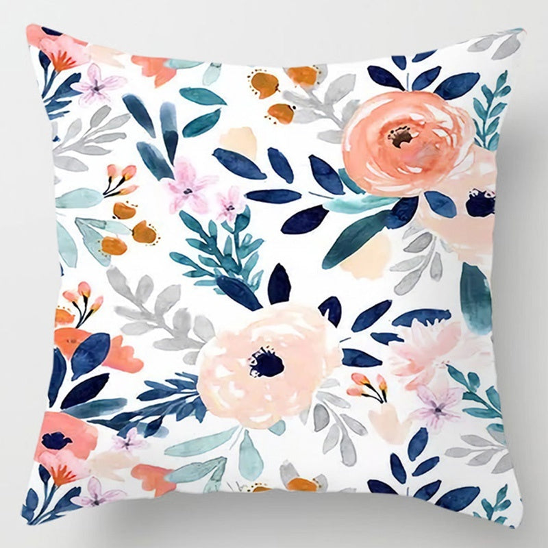 Floral Plant Pattern Cushion Cover Bedroom Decor A breathe of home