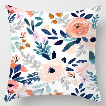 Floral Plant Pattern Cushion Cover Bedroom Decor A breathe of home