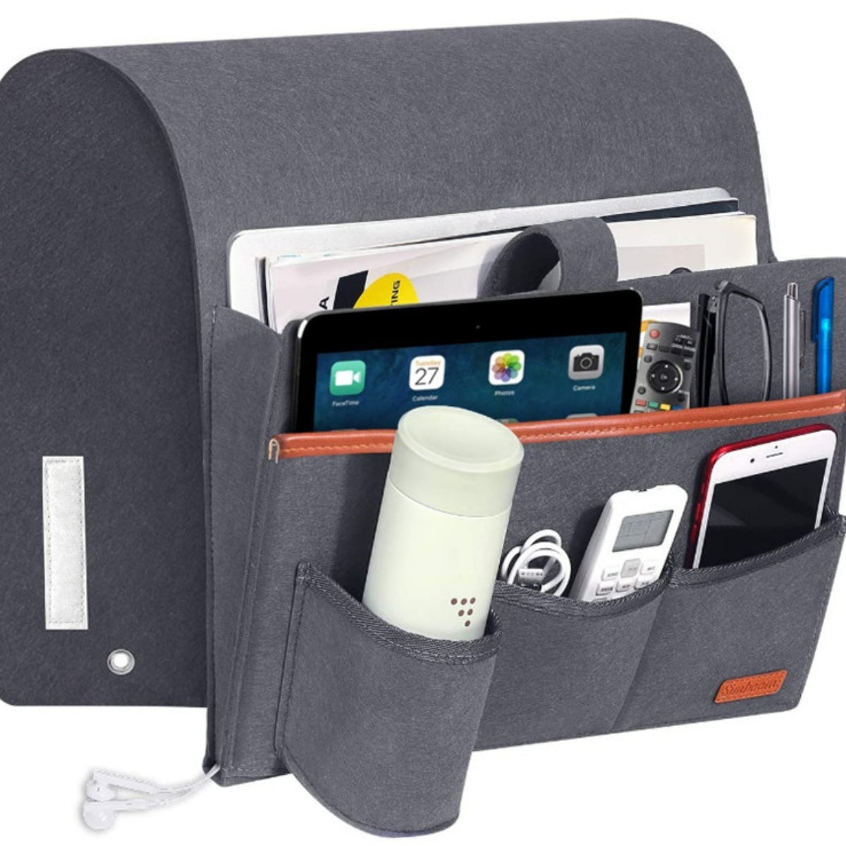Extra Felt Bedside Storage Organizer Hanging Storage Armrest Sofa Holder Pouch A breathe of home