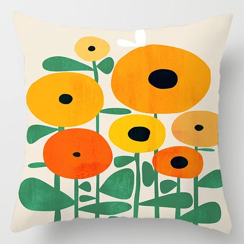 Floral Plant Pattern Cushion Cover Bedroom Decor A breathe of home