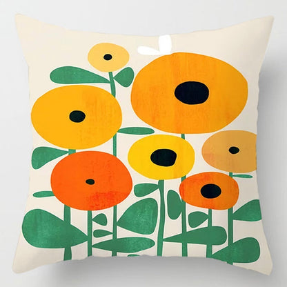 Floral Plant Pattern Cushion Cover Bedroom Decor A breathe of home